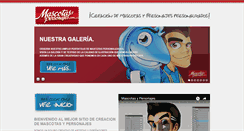 Desktop Screenshot of mascotasypersonajes.com